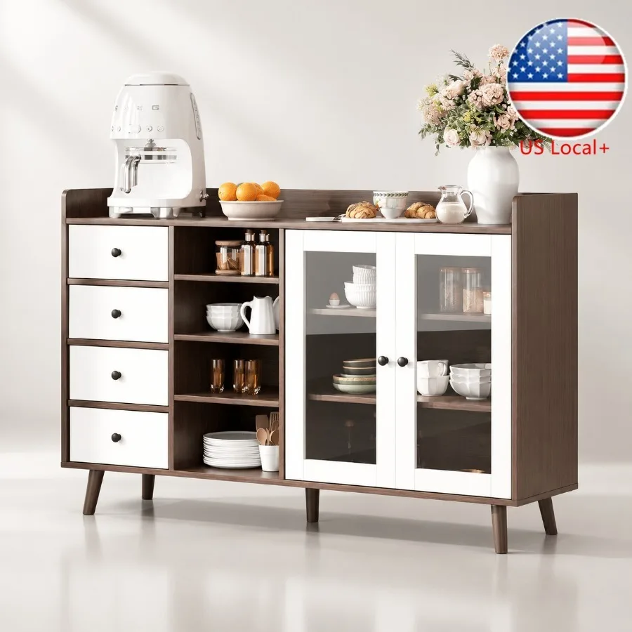 Storage - 55 Glass Door Sideboard for Living