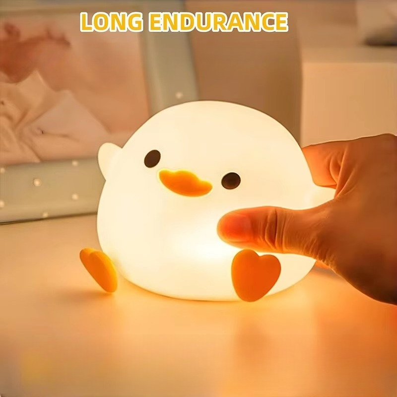 Cute Duck Cartoon Animals Sili - огляд і ціна Floating Nightstand With Led Light