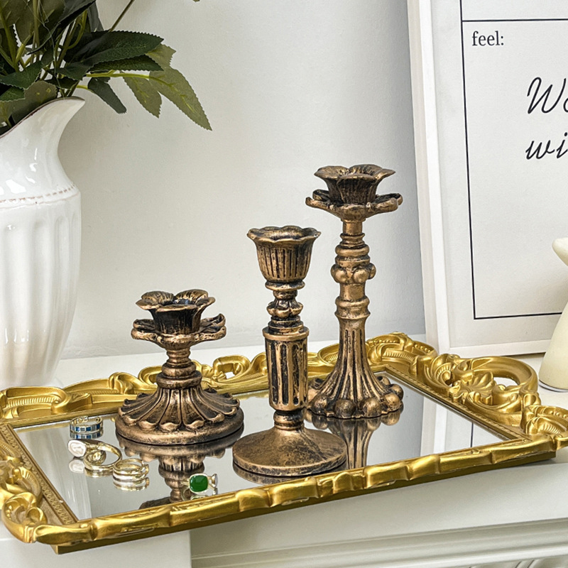 Vintage Bronze Candlestick Fig - огляд і ціна Tables