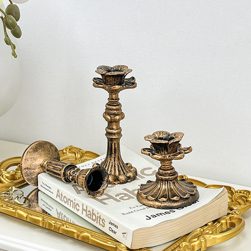 Vintage Bronze Candlestick Fig - огляд і ціна Tables