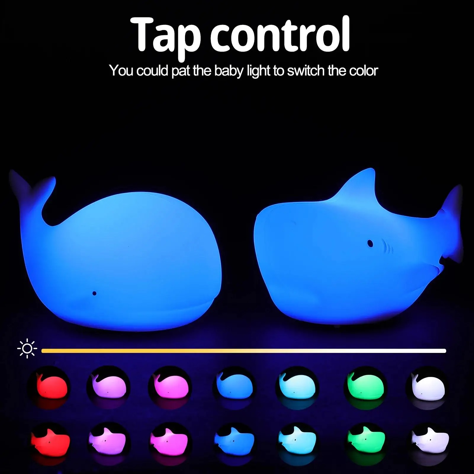 LED Night Light Cute Whale Car - огляд і ціна Floating Nightstand With Led Light