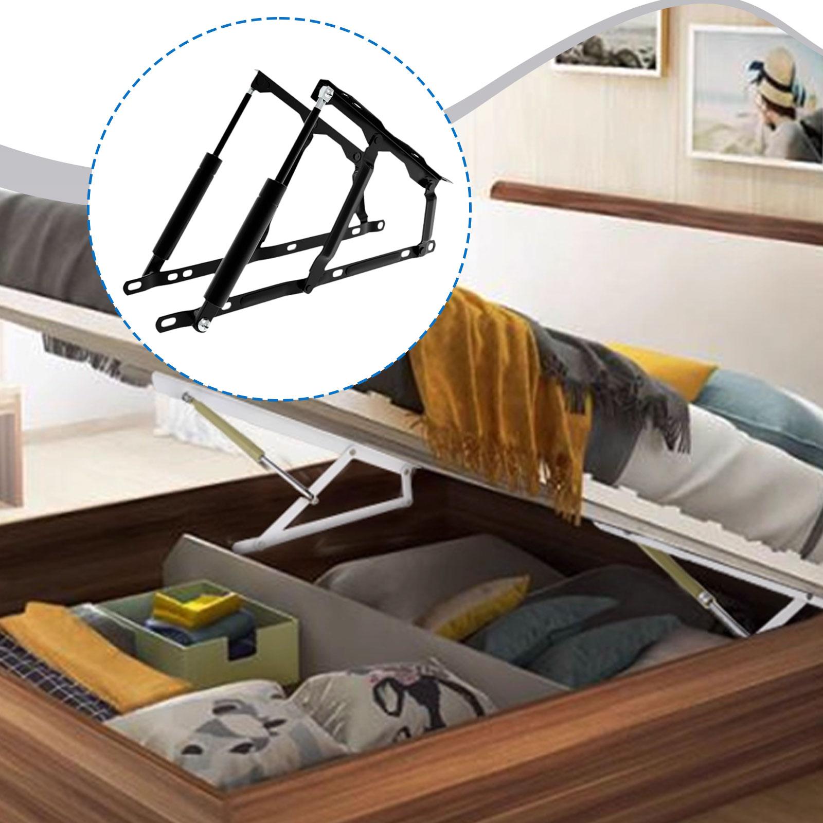 2Pcs Bed Lift Mechanism Hydrau - огляд і ціна Gas Lift Storage Bed Hydraulic