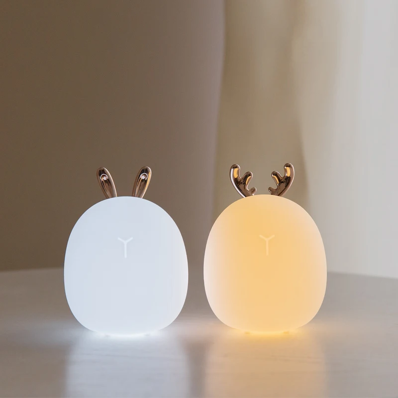 Led Carton Deer Rabbit Silicon - огляд і ціна Floating Nightstand With Led Light