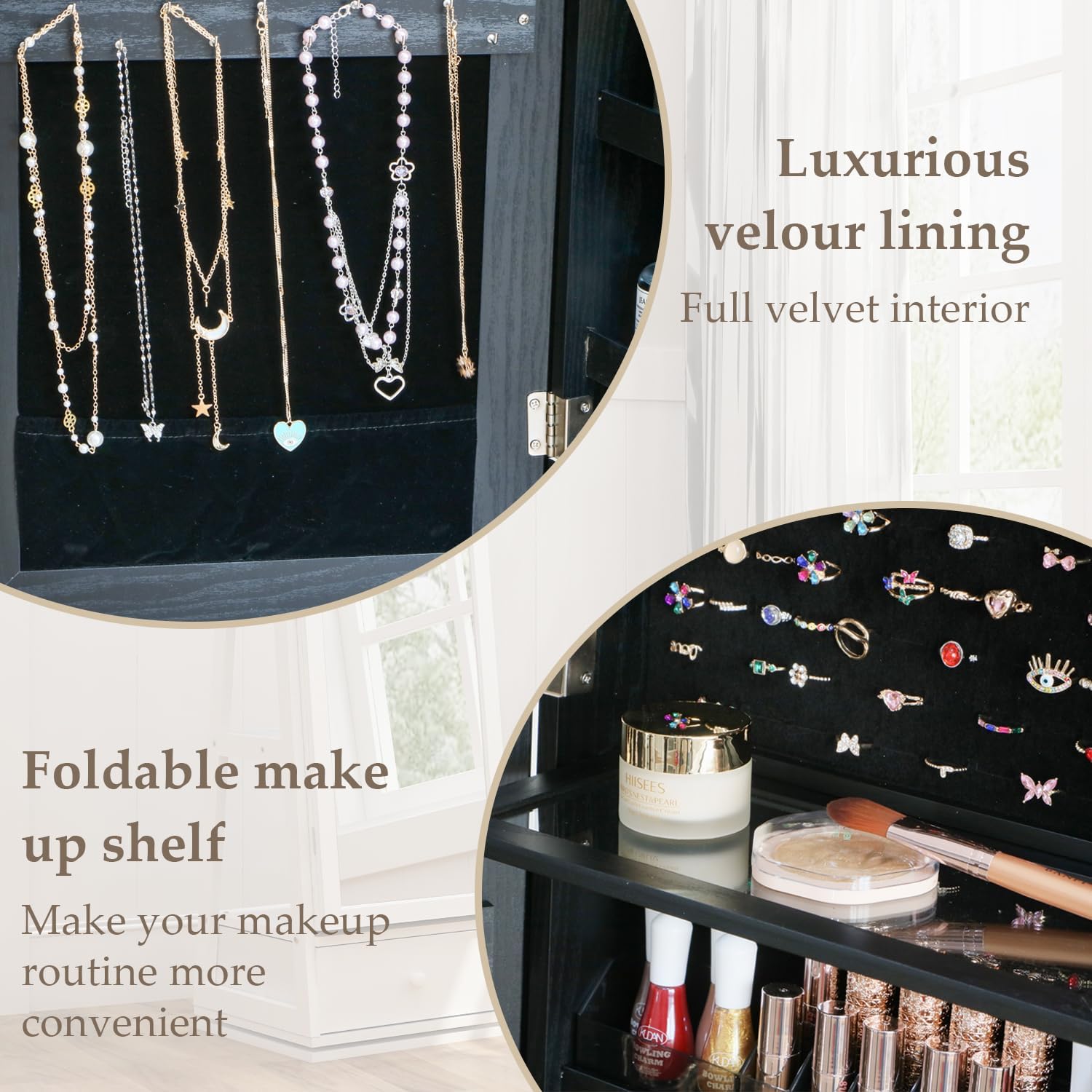 Full Length Standing Jewelry C - огляд і ціна Full Length Mirror Jewelry Armoire