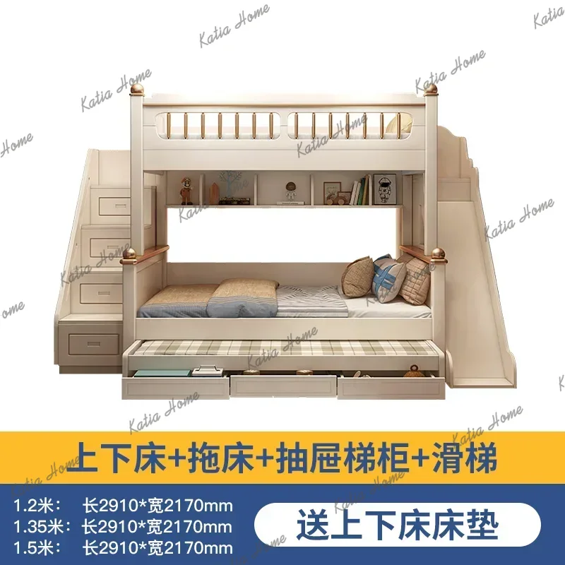 135x190cm Wood Mattress Bunk B - огляд і ціна King Size Bed Frame With Storage Drawers