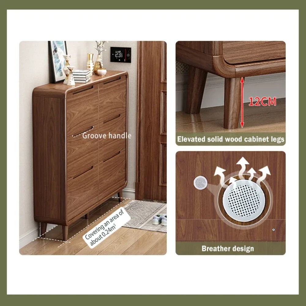 Slim Flip Door Shoe Cabinet Ru - огляд і ціна Shoe Rack Cabinet Narrow Entryway