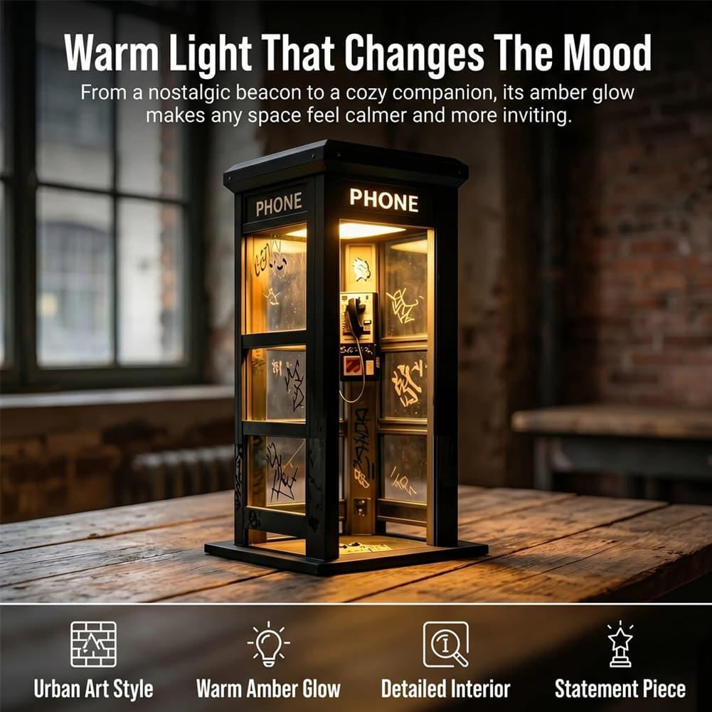 Retro Graffiti Phone Booth Tab - огляд і ціна Bedroom Furniture