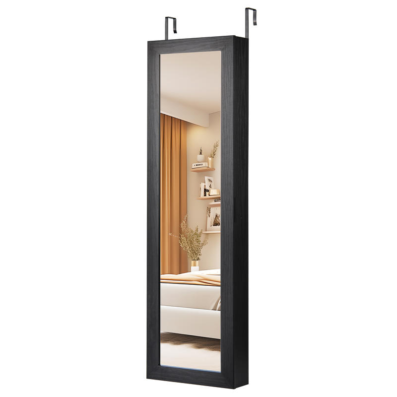Locked Jewelry Armoire, Wall M - огляд і ціна Full Length Mirror Jewelry Armoire