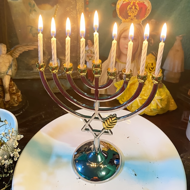 Hanukkah Menorah 9 Branch Cand - огляд і ціна Tables