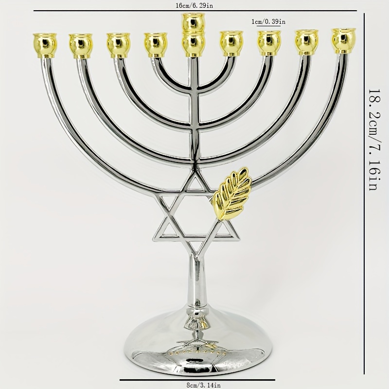 Hanukkah Menorah 9 Branch Cand - огляд і ціна Tables