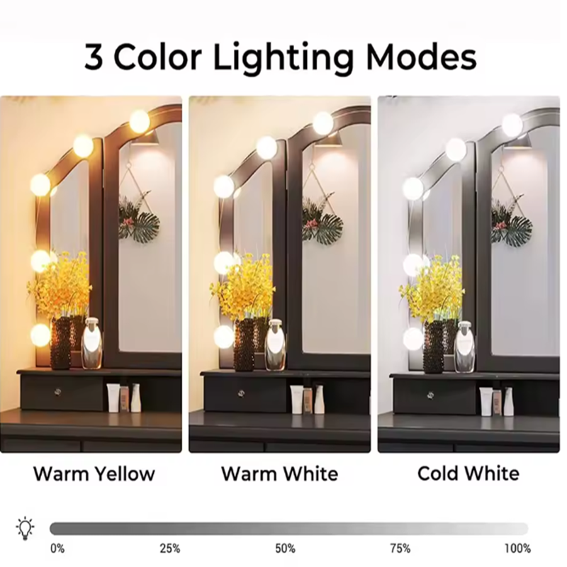 Detachable LED Vanity Mirror B - огляд і ціна Dressing Table Vanity With Lighted Mirror
