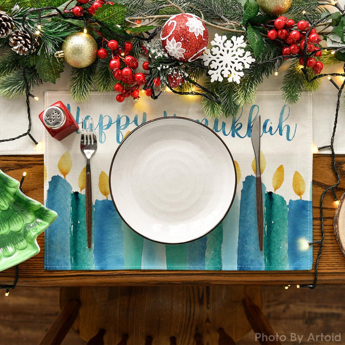 8Pcs Jewish Holiday Placemat S - огляд і ціна Tables
