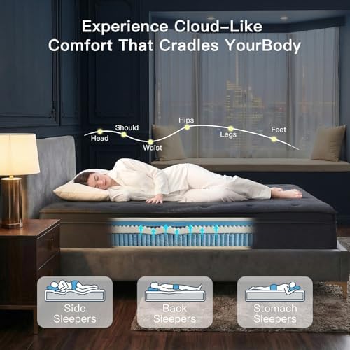 12 Inch Queen Mattress, Memory - огляд і ціна Memory Foam Mattress In A Box Queen