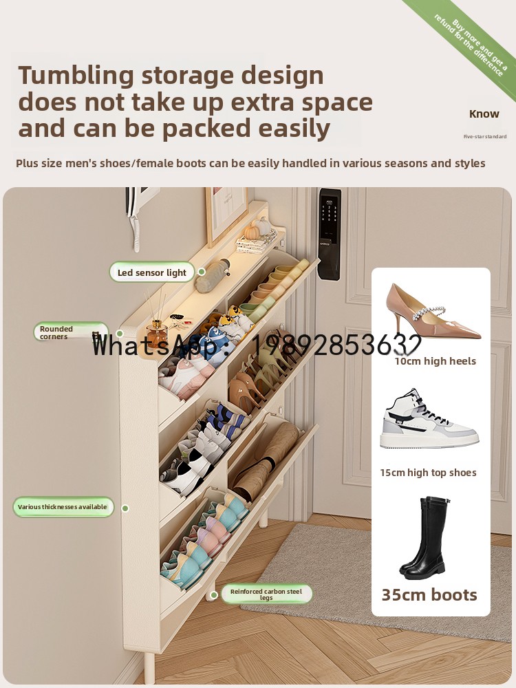 LYY Shoe Cabinet for Home Entr - огляд і ціна Shoe Rack Cabinet Narrow Entryway