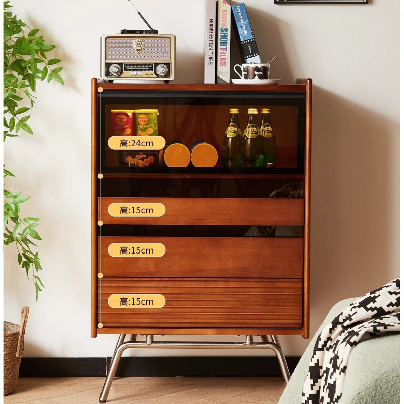 Solid wood chest Nordic, retro - огляд і ціна Storage