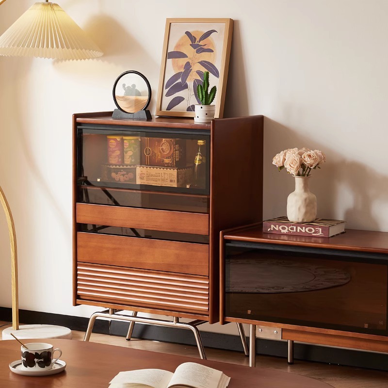 Solid wood chest Nordic, retro - огляд і ціна Storage