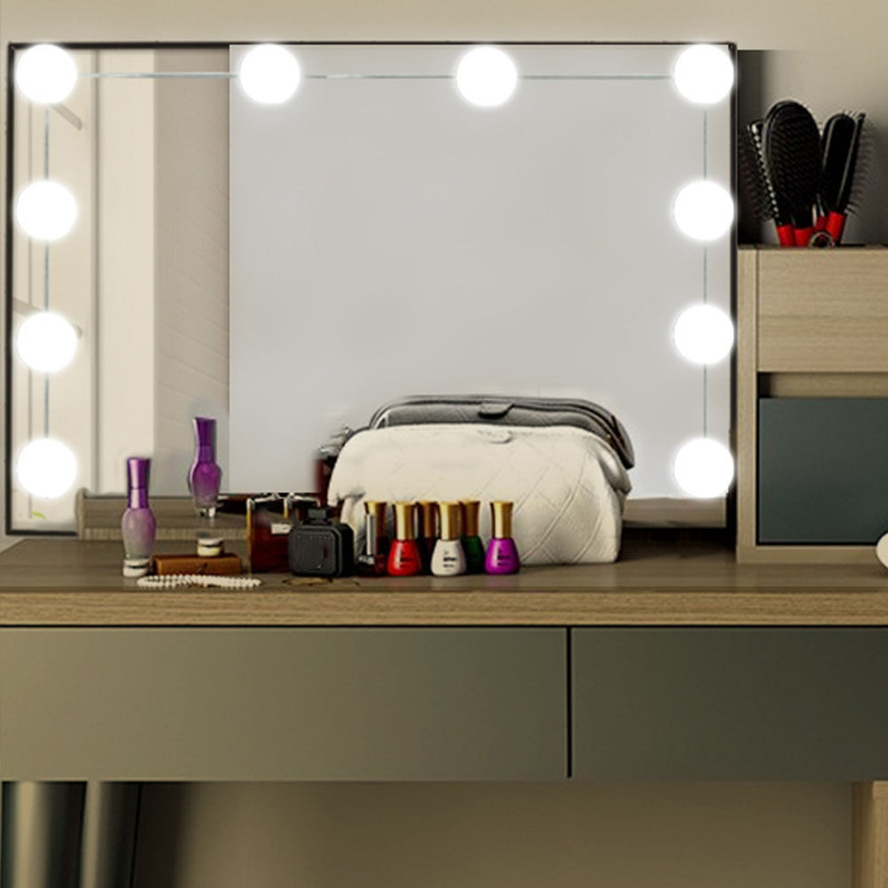 1Set LED Makeup Mirror Front L - огляд і ціна Dressing Table Vanity With Lighted Mirror