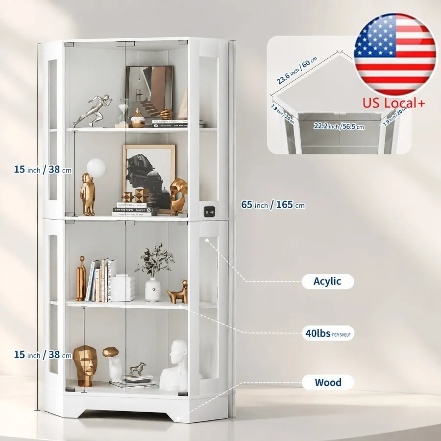 65 White Corner Collectible Cu - огляд і ціна Storage