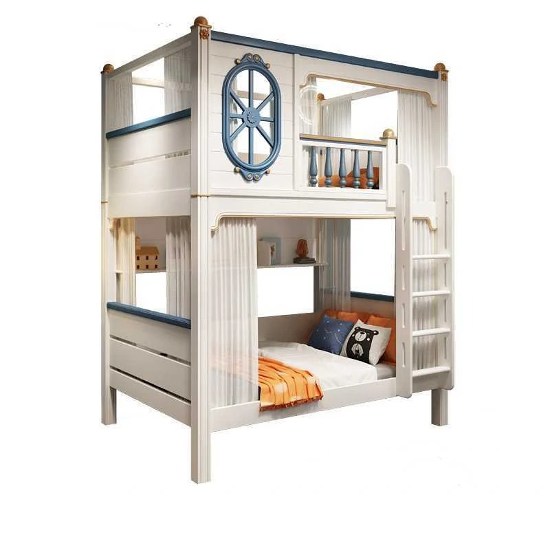 -For Luxury Kids Bedroom Furni - огляд і ціна Bunk Bed With Stairs And Slide