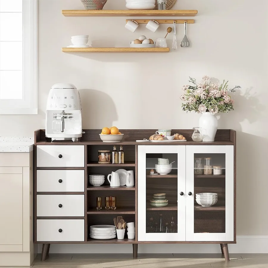 55 Glass Door Sideboard for Li - огляд і ціна Storage