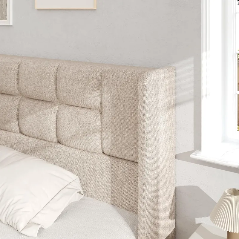 Bed Frame with Hydraulic Gas L - огляд і ціна Gas Lift Storage Bed Hydraulic