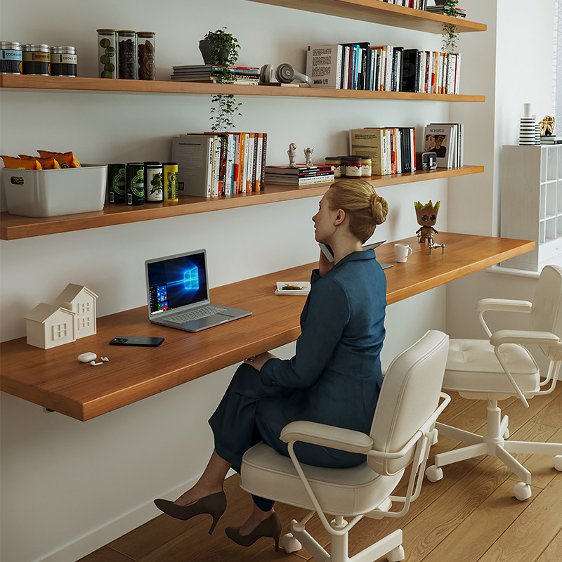 Nordic Solid Wood Desk with Bo - огляд і ціна Bedroom Furniture