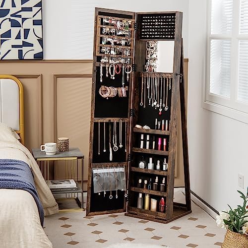 Jewelry Armoire with Full Leng - огляд і ціна Full Length Mirror Jewelry Armoire