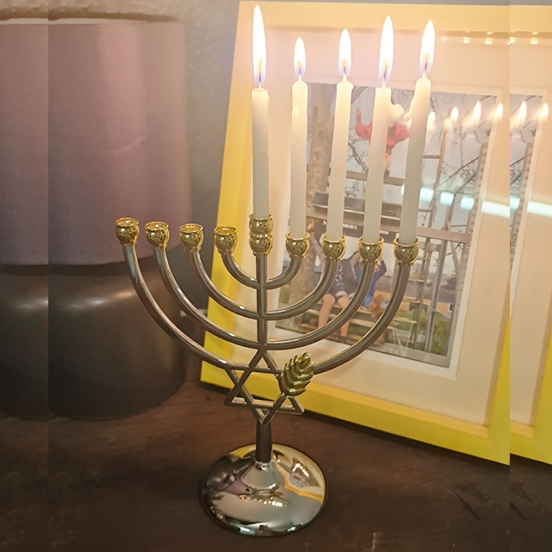 9 Branch Hanukkah Menorah Meta - огляд і ціна Tables