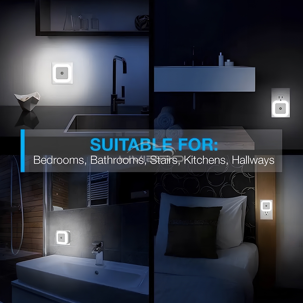Wireless Sensor LED Night Ligh - огляд і ціна Floating Nightstand With Led Light