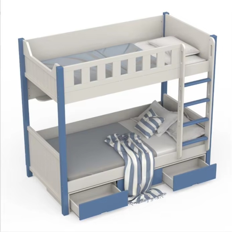 Bedroom Furniture Children Bed - огляд і ціна Bunk Bed With Stairs And Slide