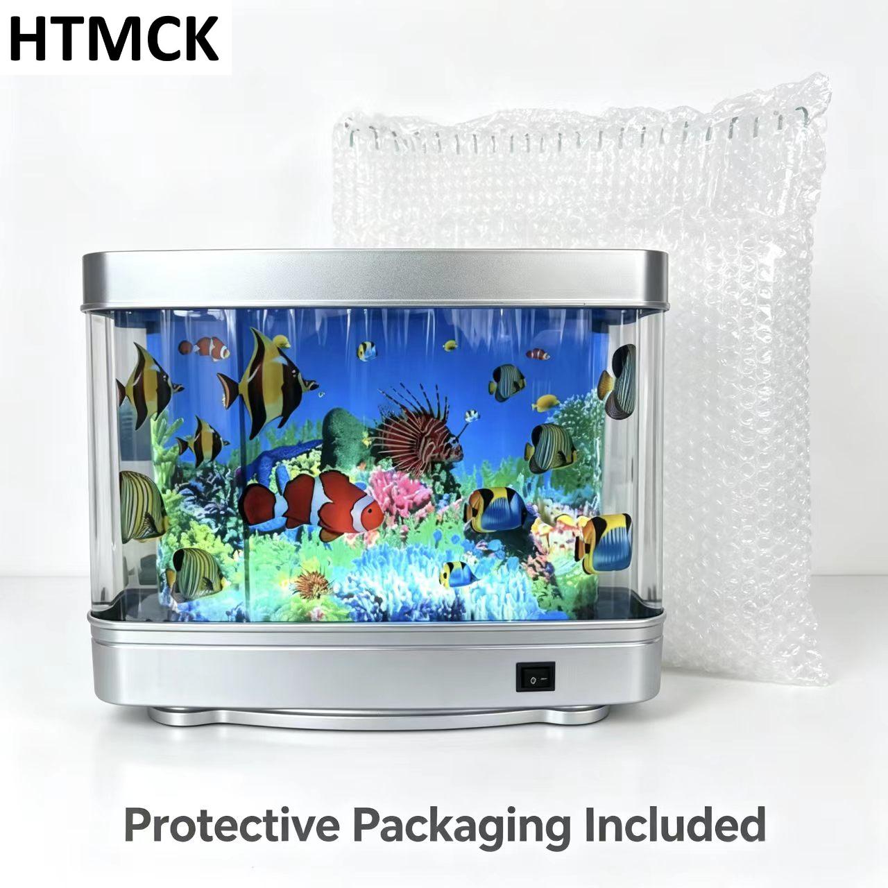 Tropical Fish Tank Lamps Artif - огляд і ціна Floating Nightstand With Led Light
