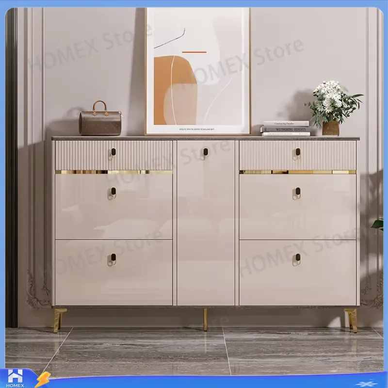 Waterproof Shoe Cabinet with S - огляд і ціна Shoe Rack Cabinet Narrow Entryway