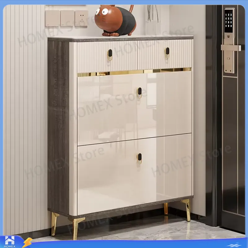 Waterproof Shoe Cabinet with S - огляд і ціна Shoe Rack Cabinet Narrow Entryway