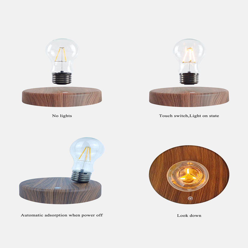 Magnetic Levitation Lamp Creat - огляд і ціна Floating Nightstand With Led Light