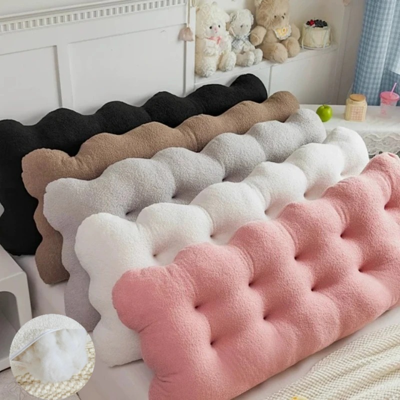 90x50x15cm Teddy Fleece Headbo - огляд і ціна Headboard Cushion Backrest Tatami