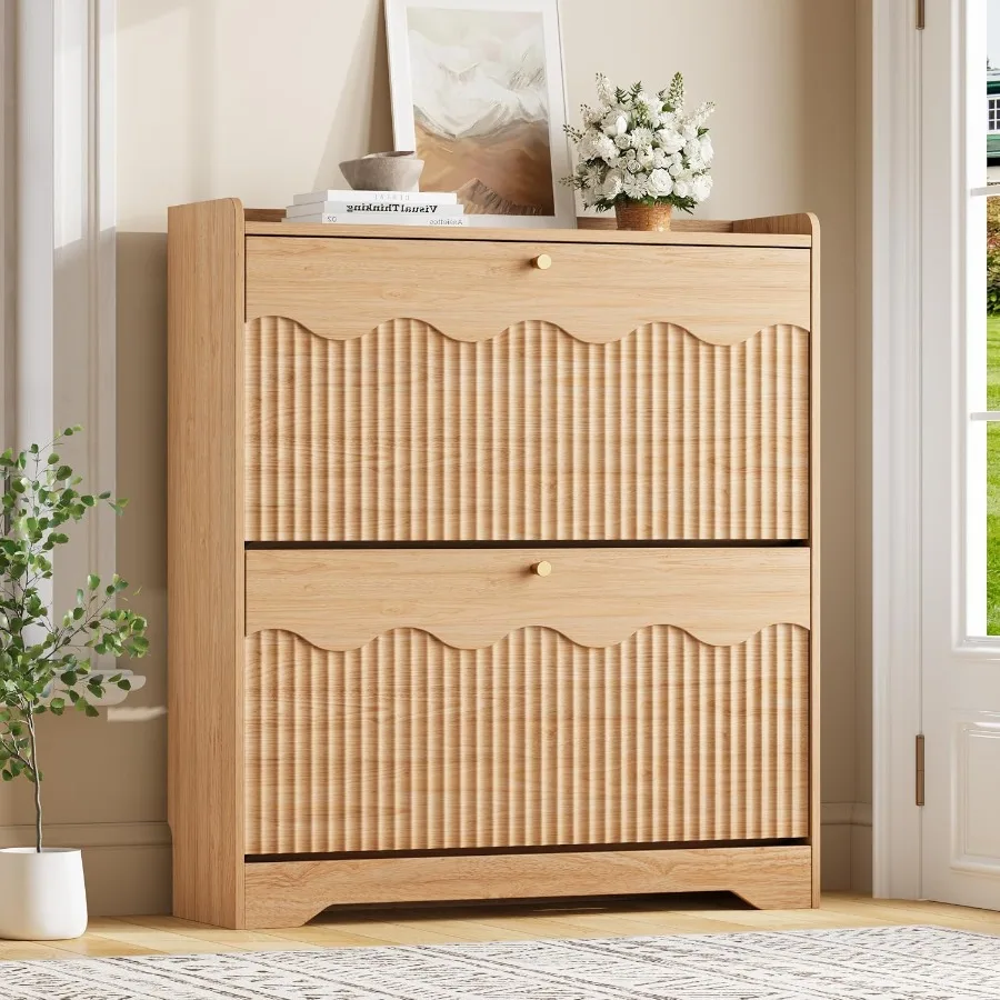 Shoe Storage Cabinet with and  - огляд і ціна Shoe Rack Cabinet Narrow Entryway