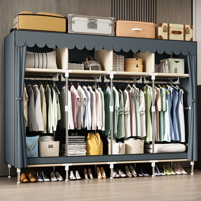 Metal Frame Portable Closet Or - огляд і ціна Wardrobe Closet Portable Fabric Cover