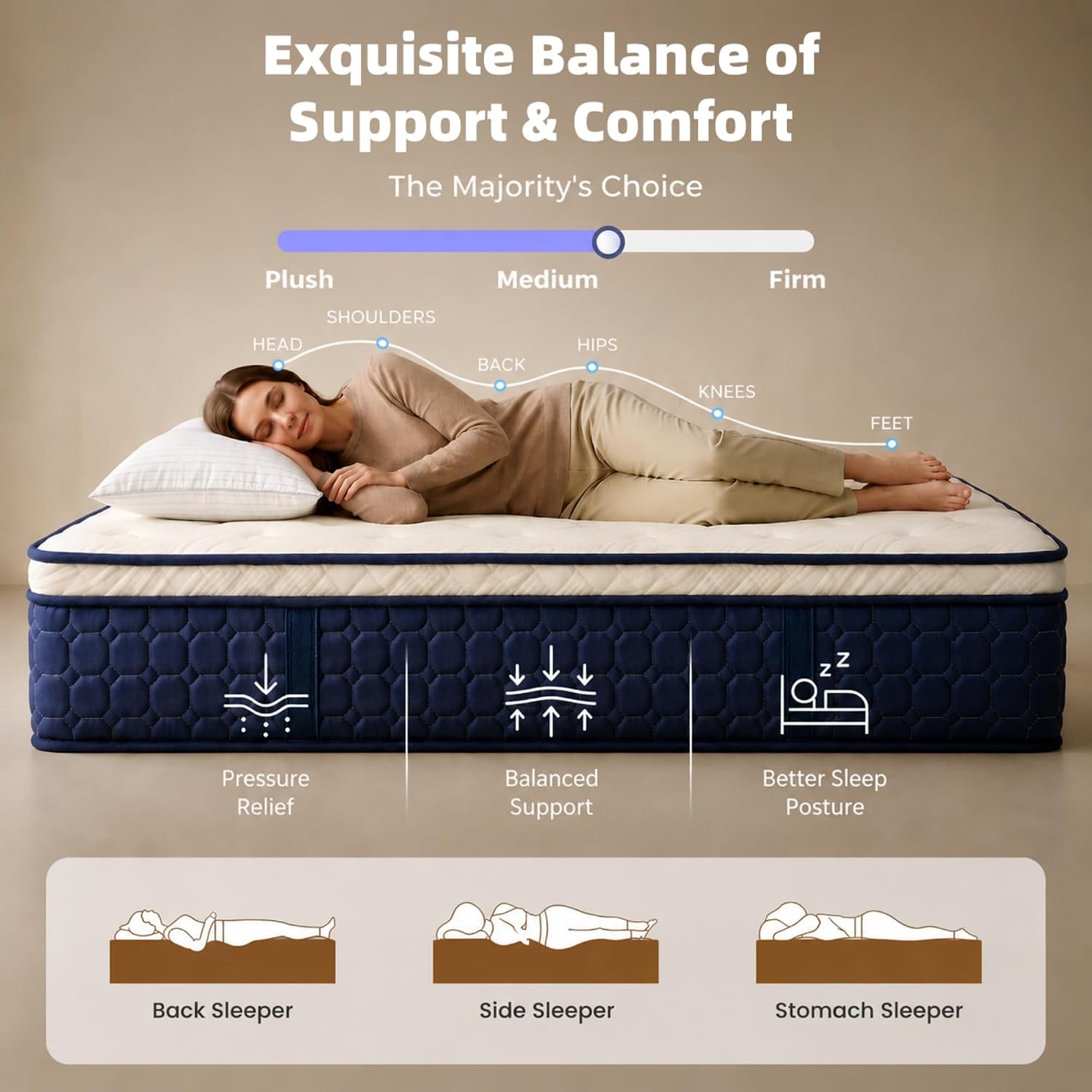 Queen Size Mattress,14 Inch Hy - огляд і ціна Memory Foam Mattress In A Box Queen