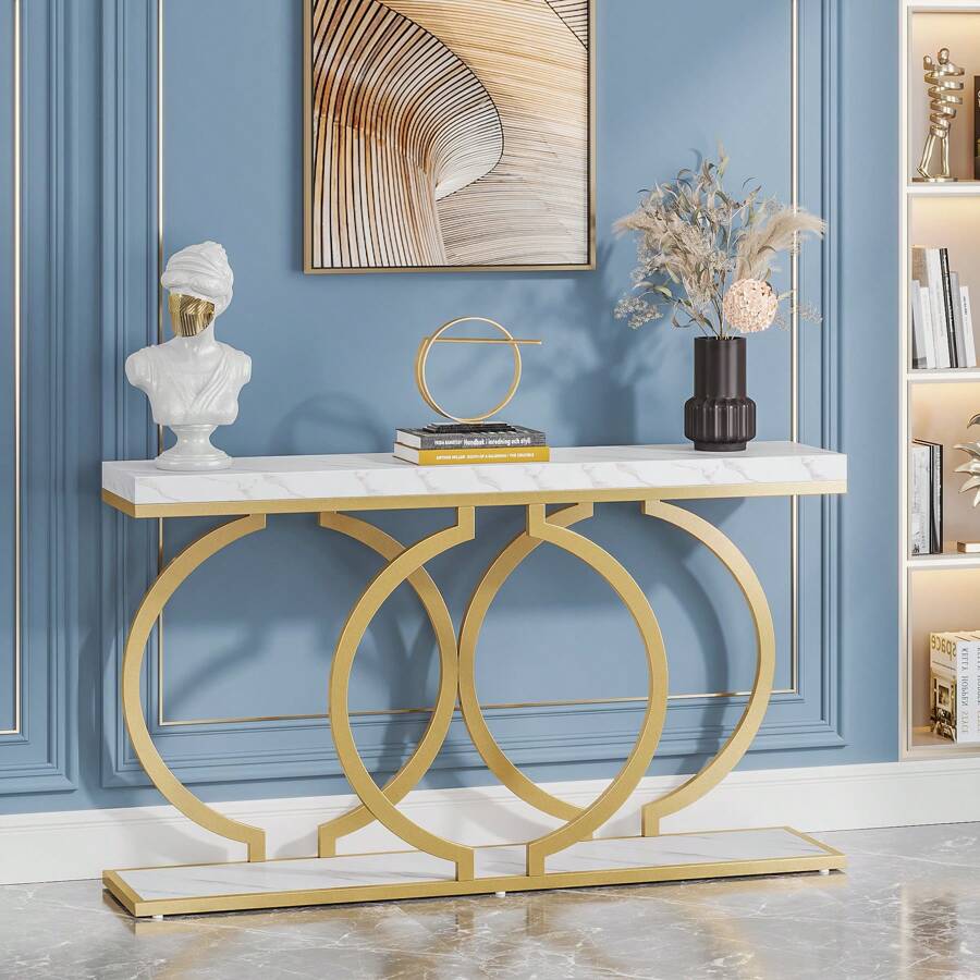 Inch Modern Gold Console Table - огляд і ціна Sofas