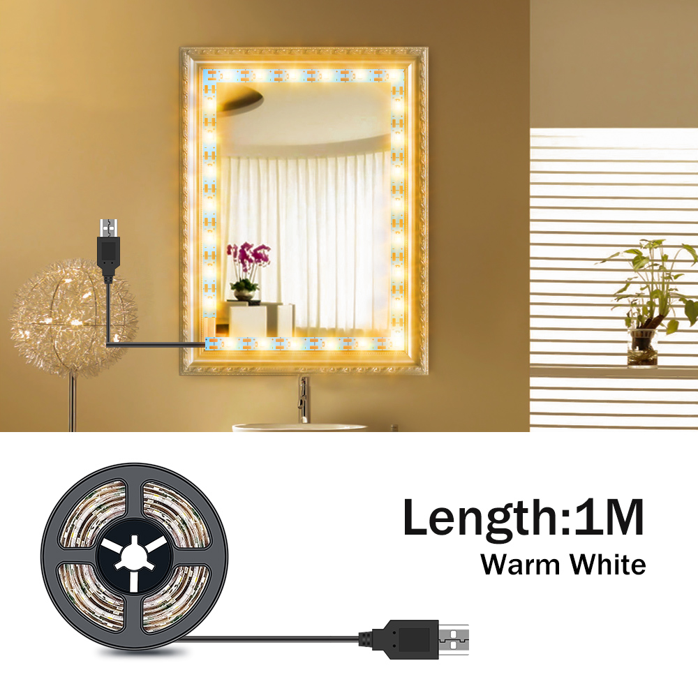DC5V LED Makeup Mirror Light S - огляд і ціна Dressing Table Vanity With Lighted Mirror