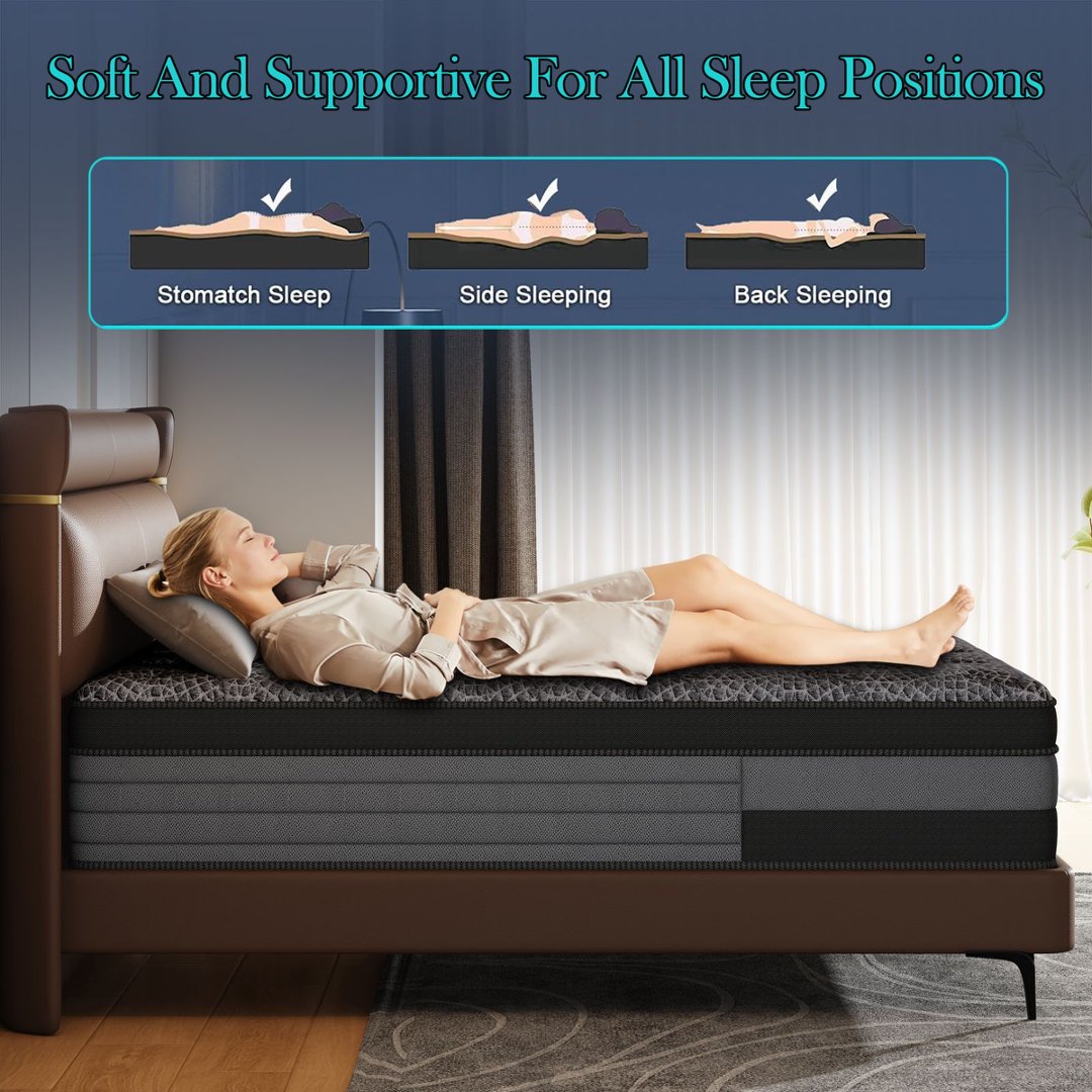 12/14inch Memory Foam Mattress - огляд і ціна Memory Foam Mattress In A Box Queen