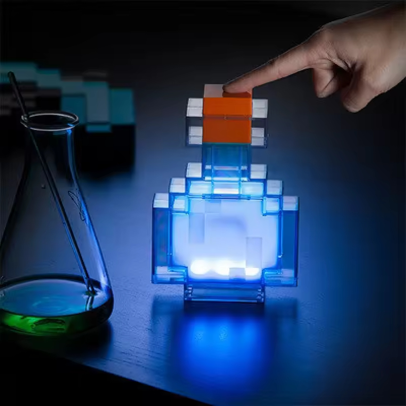 MC Game Potion Bottle Night Li - огляд і ціна Floating Nightstand With Led Light