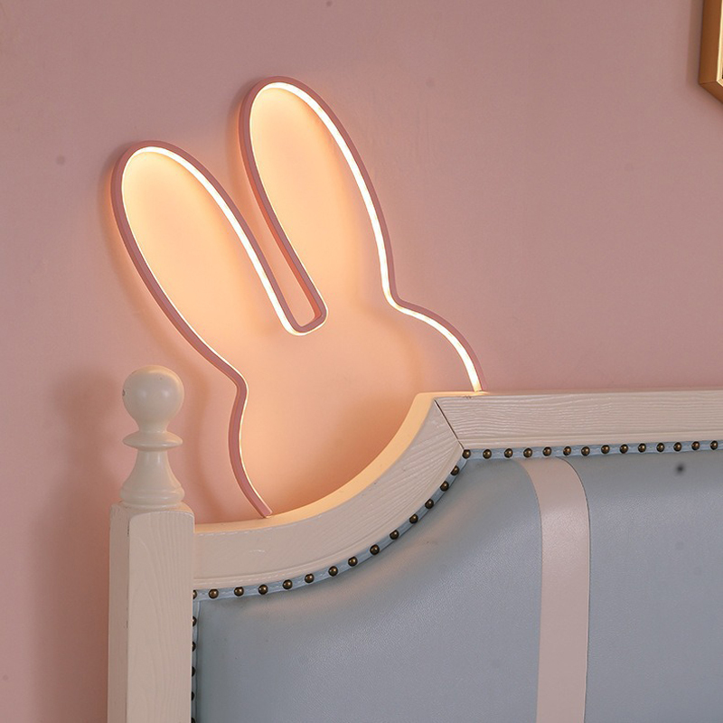 Cute Led Rabbit Wall Lights US - огляд і ціна Floating Nightstand With Led Light
