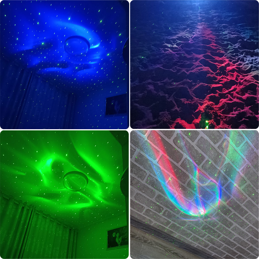 SA204 RGB LED Motive Aurora Pr - огляд і ціна Floating Nightstand With Led Light