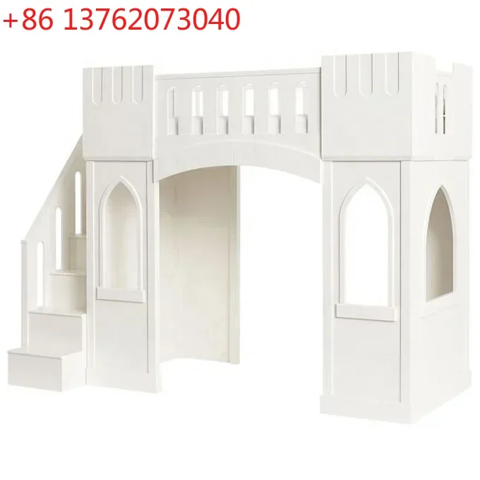 Factory Supply Modern Wooden K - огляд і ціна Bunk Bed With Stairs And Slide