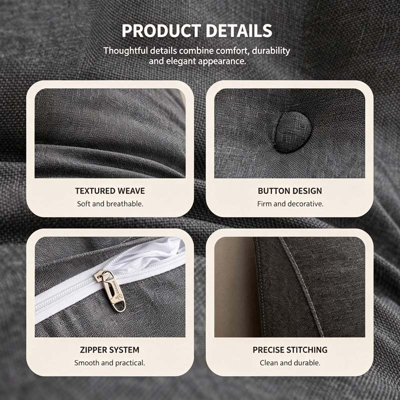 Large Headboard Cushion Tatami - огляд і ціна Headboard Cushion Backrest Tatami