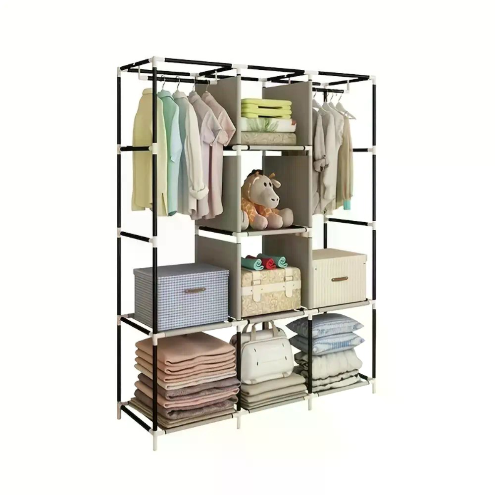64-in Portable Covered Non-Wov - огляд і ціна Wardrobe Closet Portable Fabric Cover