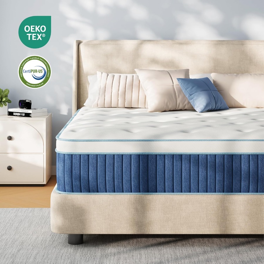 12 Inch Queen Hybrid Mattress  - огляд і ціна Memory Foam Mattress In A Box Queen