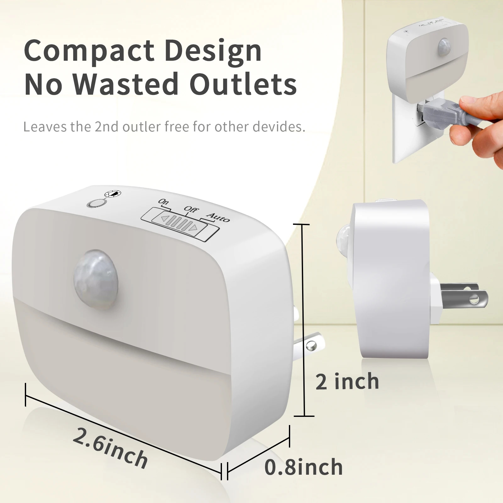 LED Night Light Motion Sensor  - огляд і ціна Floating Nightstand With Led Light