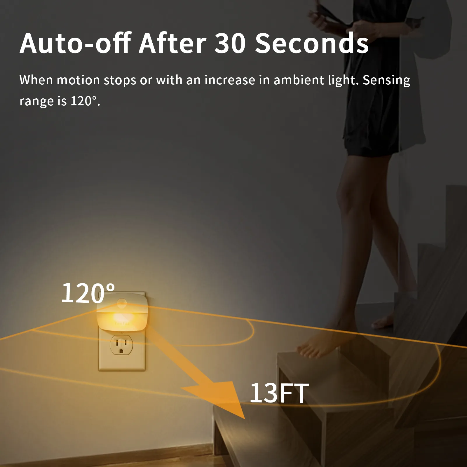 LED Night Light Motion Sensor  - огляд і ціна Floating Nightstand With Led Light